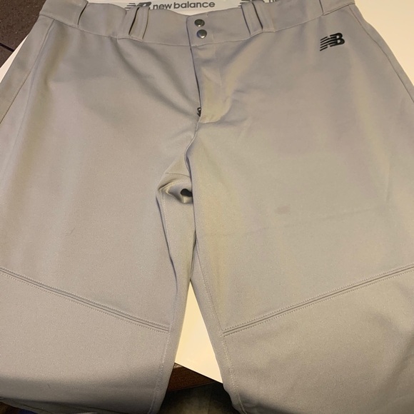 New Balance baseball Pants gray XL Snap/Zipper Closure. Ankle length. - Picture 2 of 12